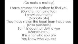 Moana - Cast - Know Who You Are (Lyrics)
