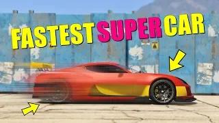 GTA 5 ONLINE - Which is Fastest Supercars Part 01 | Max Speed, Price, Acceleration & More!