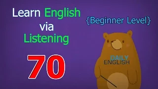 Learn English via Listening Beginner Level | Lesson 70 | My House