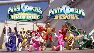 Power Rangers Time Force/Lightspeed Rescue Team Up - Alternate Opening