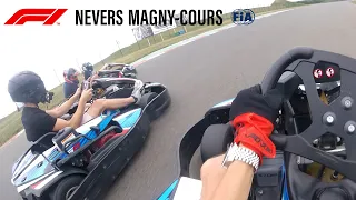 Karting Nevers Magny-Cours (Chrono, bataille, crash)