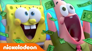 SpongeBob & Patrick Find BURIED TREASURE!! | Kamp Koral | Nickelodeon Cartoon Universe