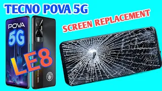 Tecno Pova 5G (LE8) Screen LCD Display Replacement | Display Change | Broken Screen Repair