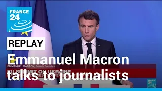 REPLAY: French President Macron talks to journalists as EU summit wraps up • FRANCE 24 English