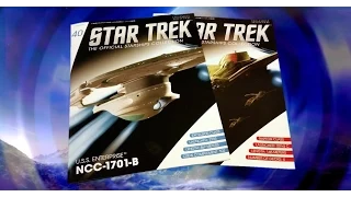 Star Trek Starships Collection #40 & 41 Review : Enterprise NCC-1701-B , Klingon Raptor. :o)