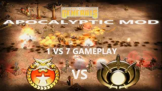 CHINA VS 7 GLA NO SW! (APOCALYPTIC MOD) Command & Conquer Generals Zero Hour 2024