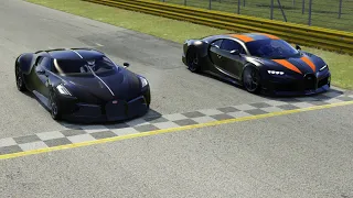 Bugatti La Voiture Noire vs Bugatti Chiron Super Sport 300+ at Monza Full Course