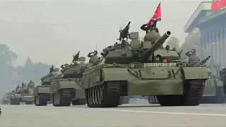 Группа крови на корейском. Северокорейский военный парад