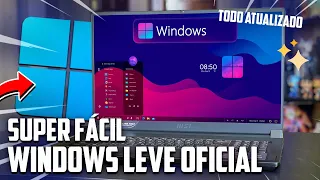 AGORA SIM! Windows Leve Para todos - Instale em QUALQUER PC! sem REQUISITOS!