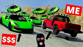 BeamNG, But It Is Literally Raining Supercars