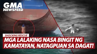 Mga lalaking nasa bingit ng kamatayan, natagpuan sa dagat! | GMA News Feed