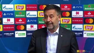 Bartomeu reaction after Barcelona vs Bayern humiliation. "Big changes are coming " (English audio)