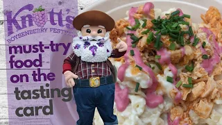 Knott's Boysenberry Festival | MUST-TRY FOODS | Tasting Card