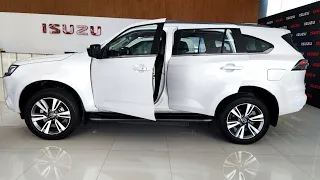 New Isuzu MUX 2024 SUV White Color / Review