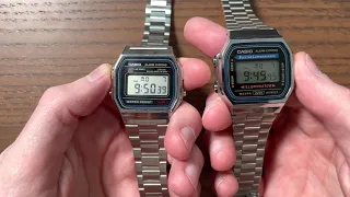 Casio A158 vs A168 (and why I prefer the A168)