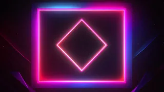 Neon Rectangle lighting background video effects 4k / Chroma Key / overlay 8k / particle/nocopyright
