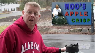 APPLE CRISP On The Big Green Egg, Grilling With Papa J