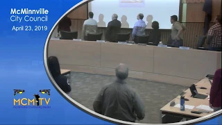 McMinnville City Council Meeting 4/23/19