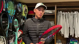 NEW 2023 YONEX VCORE 100 TENNIS RACKET REVIEW - WATCH OUT SPIN COMING!!!
