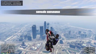 Grand Theft Auto V epic stunt/ GG Flying trick (Bati 801)