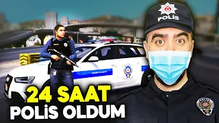 24 SAAT DIŞARI ÇIKMA YASAGI UYGULADIM POLIS OLDUM - GTA 5 MODS