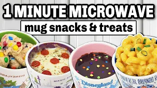 1 Minute Microwave Mug Cake Recipes | After School Snacks & Treats!