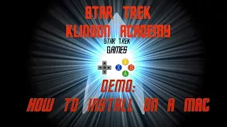 How To Install Star Trek Klingon Academy Demo On A Mac