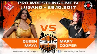 Queen Maya vs Mary Cooper - Pro Wrestling Live Lugano IV - 28.10.2017