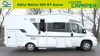 Adria Matrix 600 DT Axess (2020): Riesen Bad im Heck - und sonst ?  - Test/Review | Clever Campen