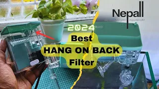 Try this Best NEPALL HANG ON BACK filter for planted aquarium | Nepall Filter unboxing and setup