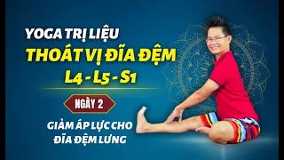 Yoga Chữa Thoát Vị Đĩa Đệm L4, L5, S1 - Ngày 2: Giảm áp lực đĩa đệm lưng | Kim Ba Yoga