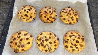 ЛУЧШЕЕ Американские Печенье С Шоколадной Крошкой В Стиле ПЕКАРНИ!♥️🍪/Chocolate Chip Cookies