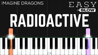 Imagine Dragons - Radioactive | SLOW EASY Piano Tutorial