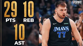 Luka Doncic's TRIPLE-DOUBLE Helps Send Dallas To Conference Finals! 🔥 | May 18, 2024