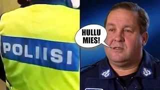 Tämä mies RIISUI ITSENSÄ poliisin edessä...