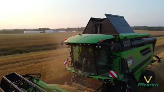 LATEF Gerste Dreschen 2022 | 2x Deutz 7206 TS