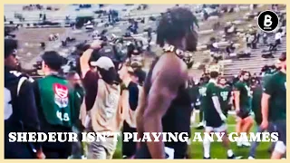 Colorado QB Shedeur Sanders Get into a Heated Exchange with One of the Colorado State Players