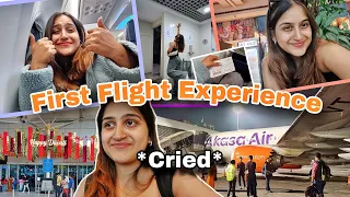 First Flight Experience 🥺 *Emotional* | Domestic Airport Guide for Beginners | Goa Series 23 Ep 01