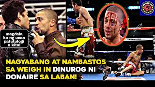 NAMBASTOS at NAGYABANG sa WEIGH IN DINUROG ni DONAIRE sa LABAN | NATIKMAN ang BAGSIK ng PINOY!