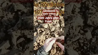 Römische Münze gefunden 2000 Jahre alt #sondeln #schatzsuche #metalldetektor