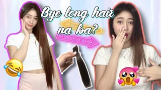 GINUPITAN KO BUHOK KO!😂 | Quick and easy hair cut😍