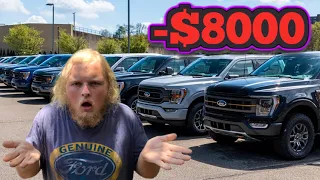 FORD CAN'T SELL TRUCKS, BIG DISCOUNTS!!