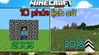 10 Phút Nhìn Lại Lịch Sử Minecraft !!