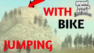 Jumping From Mt. Chiliad🔥With Bike In GTA San Andreas  #GAmerzApp