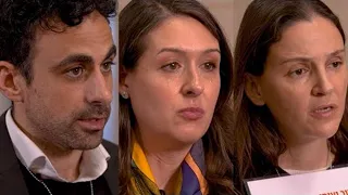 Three family members of three Israeli hostages sit down to talk about their fight to bring them home