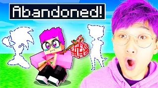 JUSTIN Gets ABANDONED In MINECRAFT! (GOODBYE JUSTIN!)