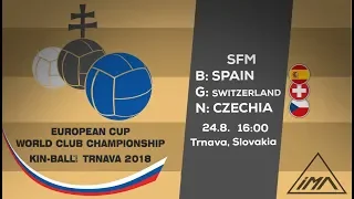 Kin-ball | B: SPAIN G: SWITZERLAND N: CZECHIA | SFM 16:00