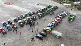 MASTER TV ŁUKÓW - Protest rolników AgroUnii w Łukowie