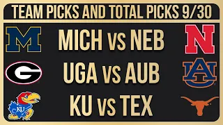 FREE College Football Picks Today 9/30/23 NCAAF Week 5 Betting Picks and Predictions