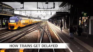 🇳🇱 How trains get delayed: Railroad Crossing Malfunction: Amsterdam - Eindhoven VIRM 9/4/2024